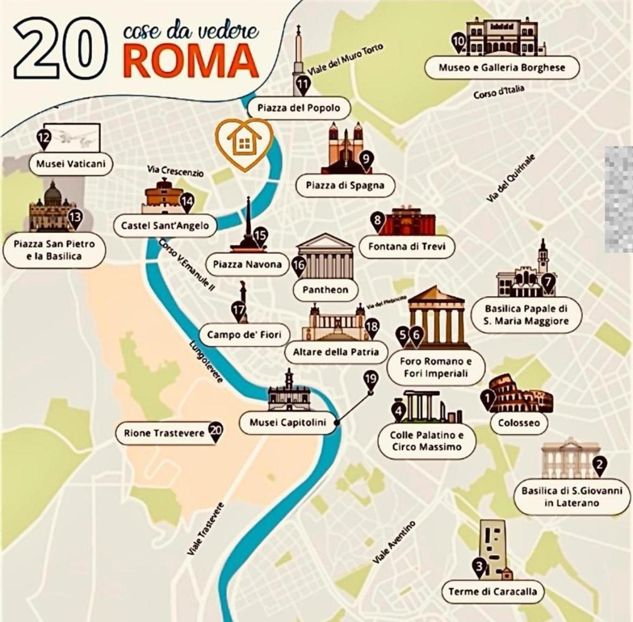Residenza Lungotevere Dei Mellini Rom Eksteriør billede